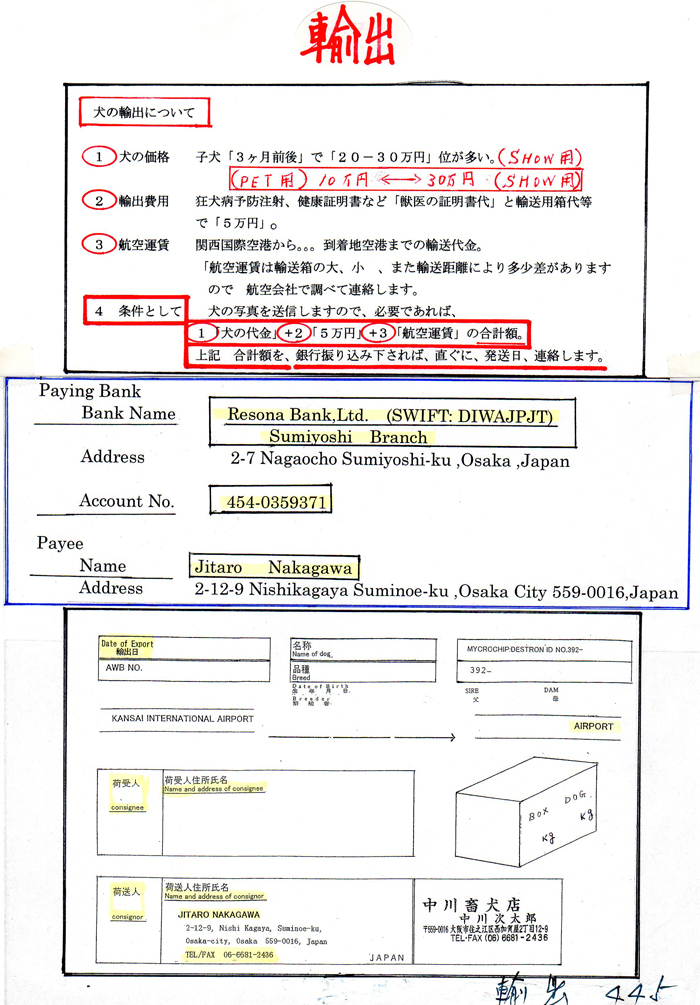 銀行振り込み